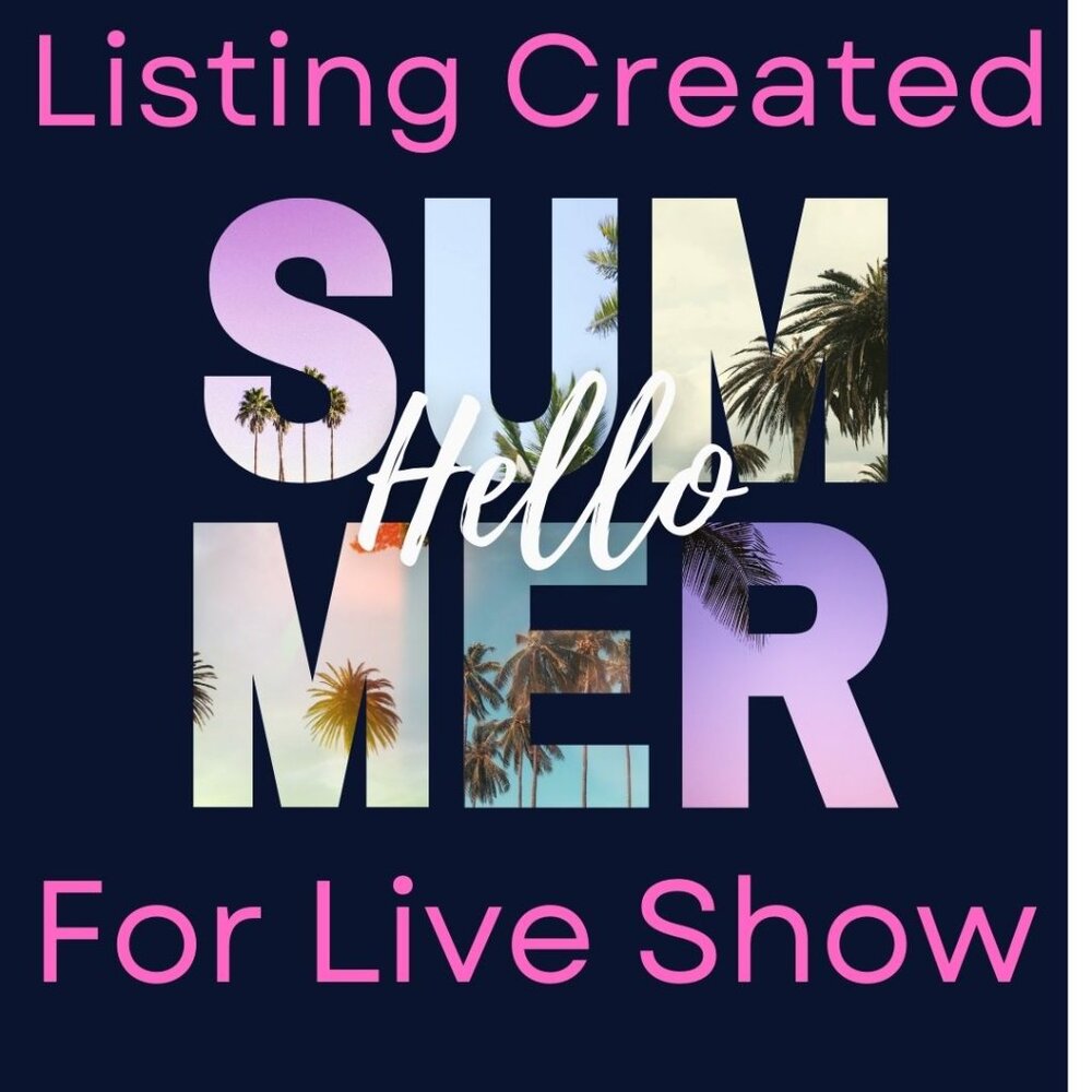 Listing Created for Live Show
